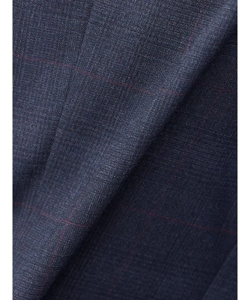 Perfect Suit FActory（パーフェクトスーツファクトリー）の「デレガントスーツ　テーパードパンツ　グレンチェック柄　グレー/ネイビー（スーツパンツ・レディース・グレー/ネイビー・11号/7号/9号/13号）」の10枚目の写真