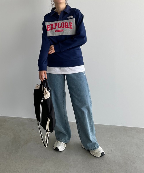 【THE NORTH FACE KIDS】K's　SCHOOLDAY　COLLAR　SWEATSHIRTS