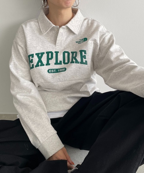 【THE NORTH FACE KIDS】K's　SCHOOLDAY　COLLAR　SWEATSHIRTS