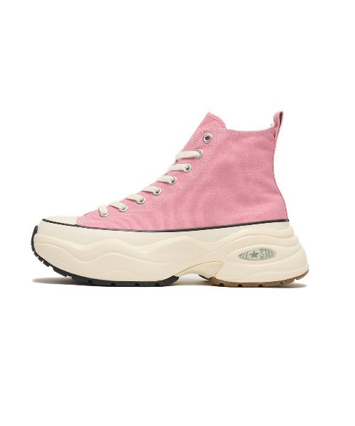 CONVERSE(コンバース)の「CONVERSE ALL STAR (R) SURGETRAINER HI(コンバース オールスター (R) サージトレーナー HI)(スニーカー・メンズ・ライトグレー/ピンク・23cm/23.5cm/24cm/24.5cm/25cm/25.5cm/26cm/26.5cm/27cm/27.5cm/28cm/29cm)」の10枚目の写真