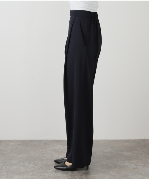 AP STUDIO（エーピーストゥディオ）の「SPWOOL パンツ（スラックス・レディース・ネイビー・38/36/34）」の15枚目の写真