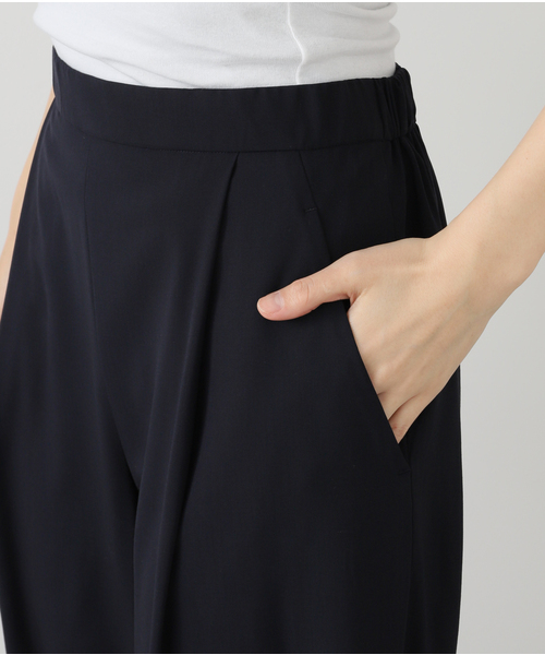 AP STUDIO（エーピーストゥディオ）の「SPWOOL パンツ（スラックス・レディース・ネイビー・38/36/34）」の18枚目の写真