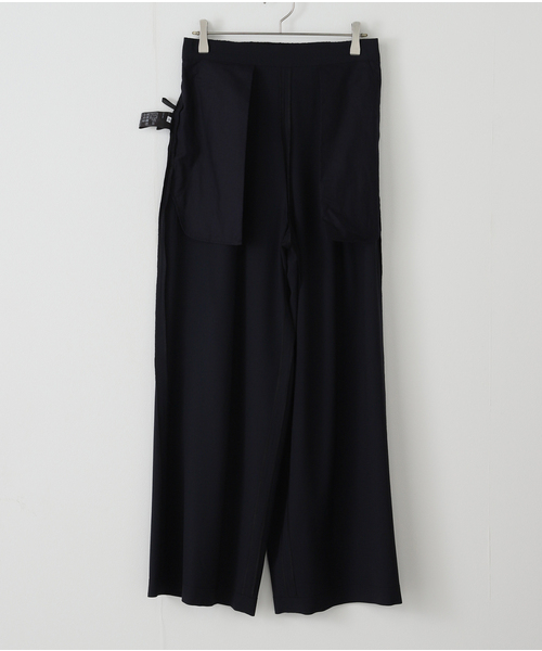 AP STUDIO（エーピーストゥディオ）の「SPWOOL パンツ（スラックス・レディース・ネイビー・38/36/34）」の20枚目の写真