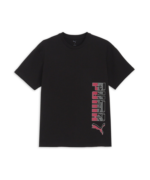 PUMA(プーマ)の「PUMA プーマ メンズ ESS ロゴ ラブ MX グラフィック 半袖 Tシャツ(Tシャツ/カットソー・メンズ・ブラック/ホワイト・LARGE/MEDIUM/X-LARGE/XX-LARGE/SMALL)」の5枚目の写真