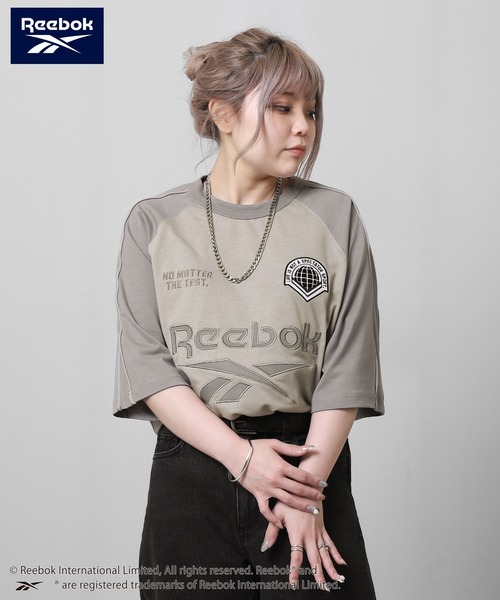 Reebok(リーボック)の「【REEBOK】 ラグラン ゲーム Tシャツ / 半袖 / ロゴ刺繍(Tシャツ/カットソー・メンズ・ホワイト/アイボリー/サックスブルー/グレイッシュベージュ・MEDIUM/LARGE/X-LARGE)」の3枚目の写真