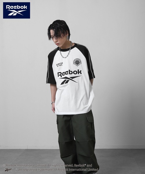 Reebok(リーボック)の「【REEBOK】 ラグラン ゲーム Tシャツ / 半袖 / ロゴ刺繍(Tシャツ/カットソー・メンズ・ホワイト/アイボリー/サックスブルー/グレイッシュベージュ・MEDIUM/LARGE/X-LARGE)」の7枚目の写真