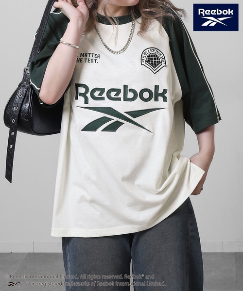 Reebok(リーボック)の「【REEBOK】 ラグラン ゲーム Tシャツ / 半袖 / ロゴ刺繍(Tシャツ/カットソー・メンズ・ホワイト/アイボリー/サックスブルー/グレイッシュベージュ・MEDIUM/LARGE/X-LARGE)」の10枚目の写真