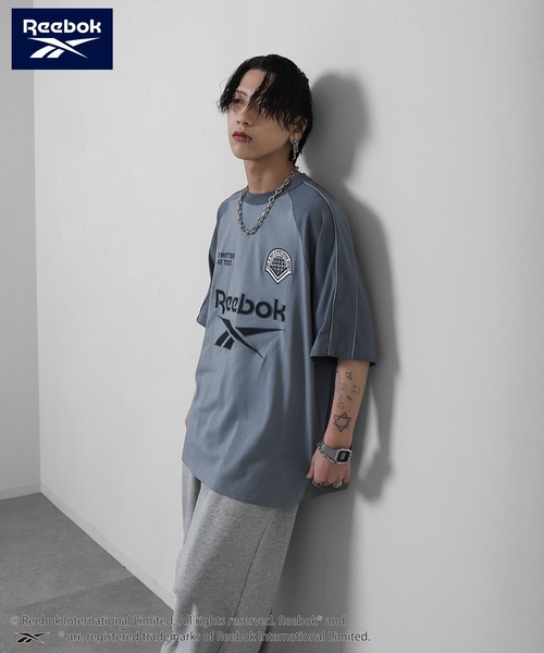 Reebok(リーボック)の「【REEBOK】 ラグラン ゲーム Tシャツ / 半袖 / ロゴ刺繍(Tシャツ/カットソー・メンズ・ホワイト/アイボリー/サックスブルー/グレイッシュベージュ・MEDIUM/LARGE/X-LARGE)」の17枚目の写真