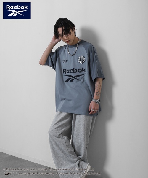 Reebok(リーボック)の「【REEBOK】 ラグラン ゲーム Tシャツ / 半袖 / ロゴ刺繍(Tシャツ/カットソー・メンズ・ホワイト/アイボリー/サックスブルー/グレイッシュベージュ・MEDIUM/LARGE/X-LARGE)」の18枚目の写真