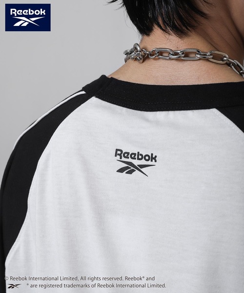 Reebok(リーボック)の「【REEBOK】 ラグラン ゲーム Tシャツ / 半袖 / ロゴ刺繍(Tシャツ/カットソー・メンズ・ホワイト/アイボリー/サックスブルー/グレイッシュベージュ・MEDIUM/LARGE/X-LARGE)」の6枚目の写真