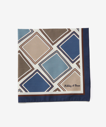 Holliday & Brown(zf[AhuE)Holliday & Brown (zf[ & uE) Square Handkerchiefs HBJ/44390(|Pbg`[t)