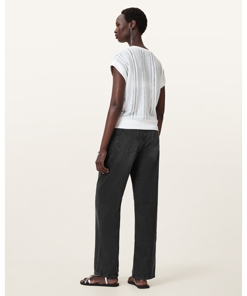 ALLSAINTS(オールセインツ)の「BLAKE WIDE LEG DENIM JEANS | BLAKE ワイド レッグ デニム ジーンズ(デニムパンツ・レディース・グレー・24/25/26)」の17枚目の写真