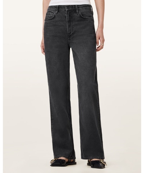 ALLSAINTS(オールセインツ)の「BLAKE WIDE LEG DENIM JEANS | BLAKE ワイド レッグ デニム ジーンズ(デニムパンツ・レディース・グレー・24/25/26)」の7枚目の写真