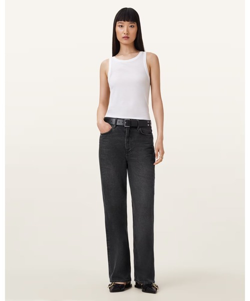 ALLSAINTS(オールセインツ)の「BLAKE WIDE LEG DENIM JEANS | BLAKE ワイド レッグ デニム ジーンズ(デニムパンツ・レディース・グレー・24/25/26)」の14枚目の写真