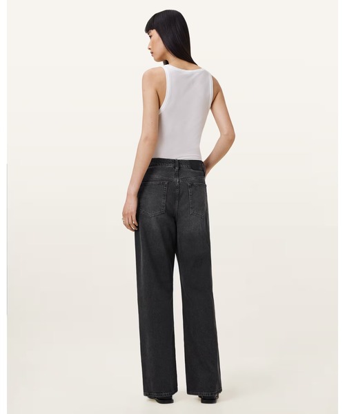 ALLSAINTS(オールセインツ)の「BLAKE WIDE LEG DENIM JEANS | BLAKE ワイド レッグ デニム ジーンズ(デニムパンツ・レディース・グレー・24/25/26)」の18枚目の写真