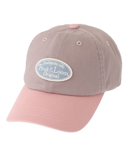 FRUIT OF THE LOOM（フルーツオブザルーム）の「■FRUIT OF THE LOOM 2トーンキャップ（キャップ・レディース・ピンク/パープル・FREE）」の4枚目の写真