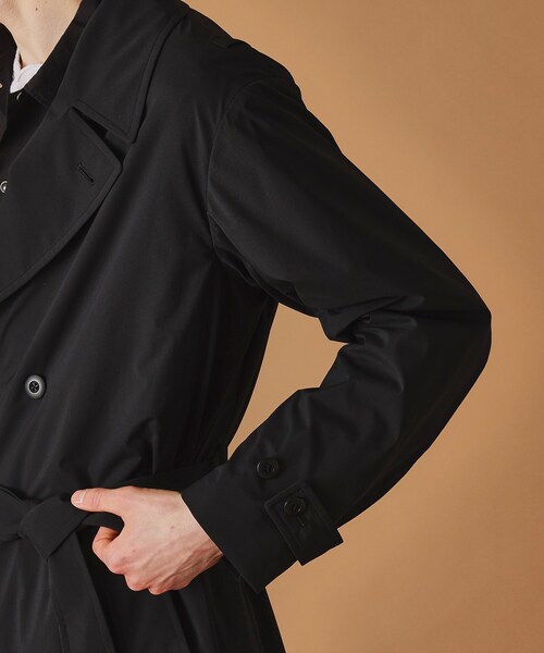 40ｃｔ＆525（フォーティーカラッツアンドゴーニーゴ）の「撥水ダブルトレンチコート（トレンチコート・メンズ・ブラック・02/03）」の7枚目の写真