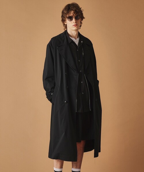 40ｃｔ＆525（フォーティーカラッツアンドゴーニーゴ）の「撥水ダブルトレンチコート（トレンチコート・メンズ・ブラック・02/03）」の19枚目の写真