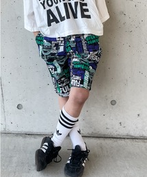 Naughty Company（ナウテーカンパニー）の「布帛車柄パンツ（その他パンツ）」