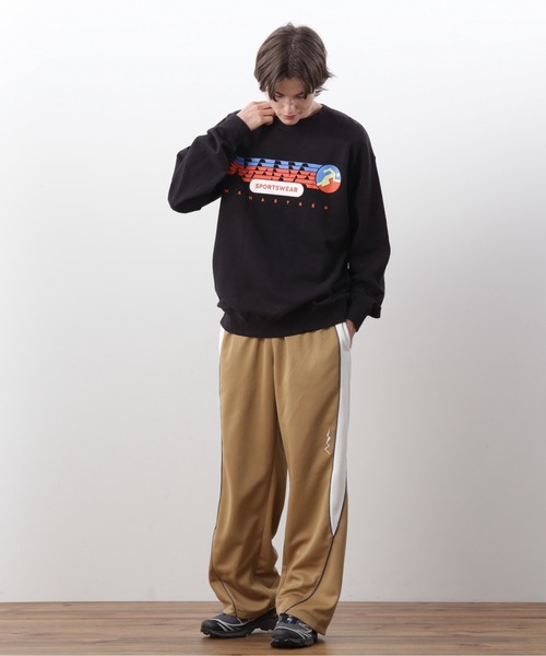 MANASTASH(マナスタッシュ)の「MANASTASH/マナスタッシュ/PANEL TRACK PANTS/パネルトラックパンツ(その他パンツ・メンズ・ライトグレー/キャメル/ブラック・XL/L/S/M)」の14枚目の写真