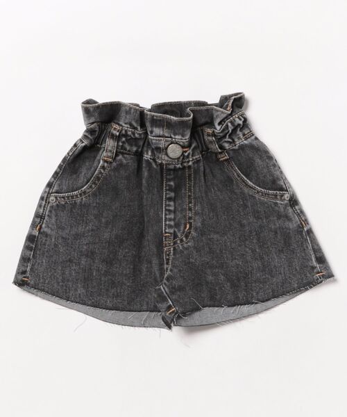 Ocean&Ground(オーシャン&グラウンド)の「デニムフレアショートパンツ(デニムパンツ・キッズ・ブラック/ブルー・120/110/100/90/140/130)」の17枚目の写真
