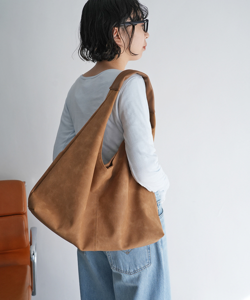 SLOBE IENA(スローブイエナ)の「《WEB限定/追加4》SLOBE トライアングルBAG(トートバッグ・レディース・ブラウン/ブラック・FREE)」の19枚目の写真