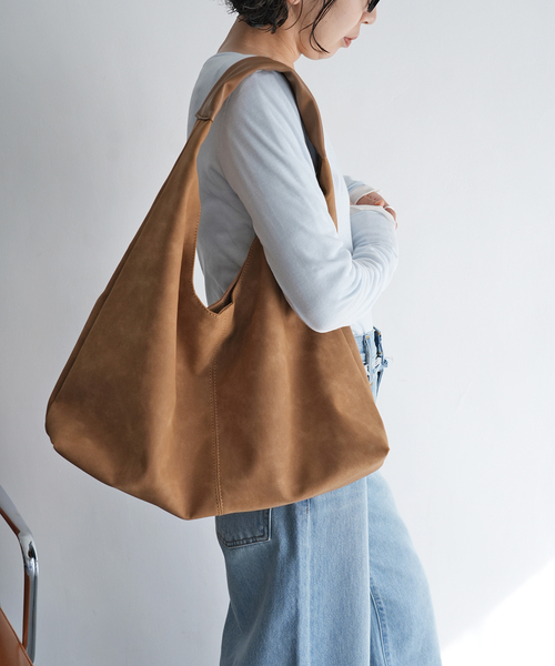 SLOBE IENA(スローブイエナ)の「《WEB限定/追加4》SLOBE トライアングルBAG(トートバッグ・レディース・ブラウン/ブラック・FREE)」の18枚目の写真