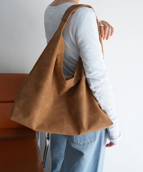 SLOBE IENA(スローブイエナ)の「《WEB限定/追加4》SLOBE トライアングルBAG(トートバッグ・レディース・ブラウン/ブラック・FREE)」の16枚目の写真