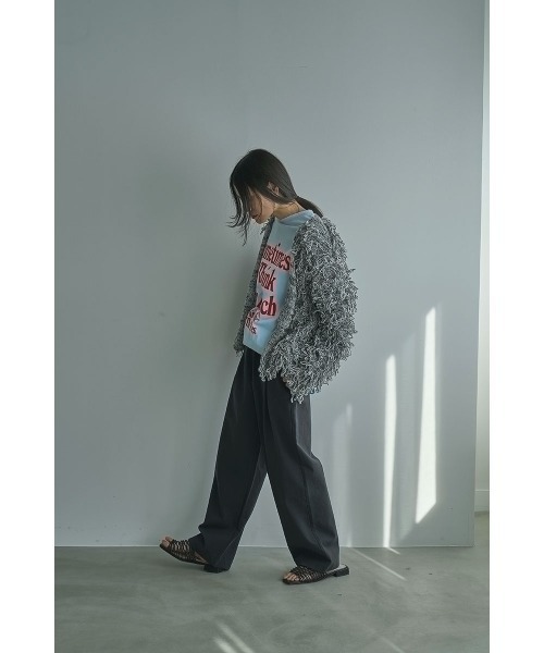 marjour（マージュール）の「MIX LOOP KNIT CARDIGAN（カーディガン/ボレロ・レディース・グレー/ベージュ・M）」の17枚目の写真