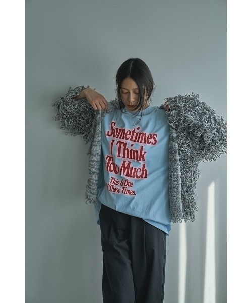 marjour（マージュール）の「MIX LOOP KNIT CARDIGAN（カーディガン/ボレロ・レディース・グレー/ベージュ・M）」の13枚目の写真