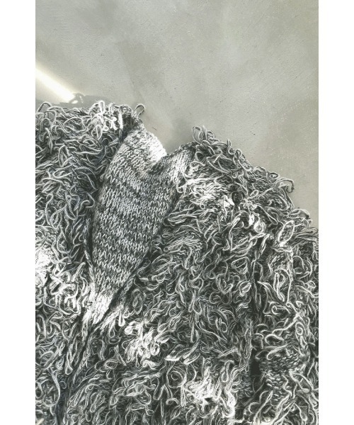 marjour（マージュール）の「MIX LOOP KNIT CARDIGAN（カーディガン/ボレロ・レディース・グレー/ベージュ・M）」の18枚目の写真