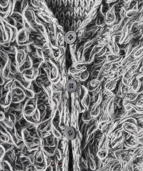 marjour（マージュール）の「MIX LOOP KNIT CARDIGAN（カーディガン/ボレロ・レディース・グレー/ベージュ・M）」の21枚目の写真