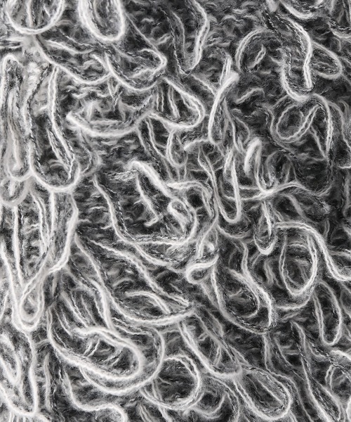 marjour（マージュール）の「MIX LOOP KNIT CARDIGAN（カーディガン/ボレロ・レディース・グレー/ベージュ・M）」の19枚目の写真