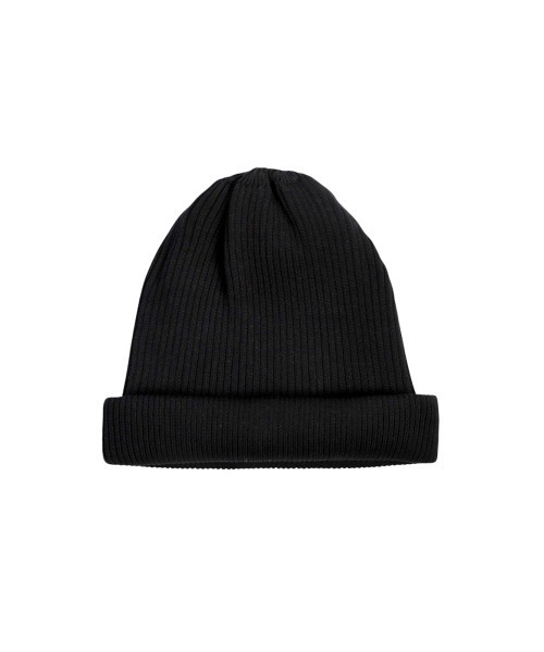 BALLAST ARK（バラストアーク）の「BALLAST ARK / バラストアーク：MULTI COTTON KNIT CAP：BA11-C001[AST]（ニットキャップ/ビーニー・メンズ・グレー系その他/ブラック/アイボリー・FREE）」の2枚目の写真