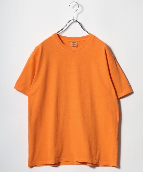 JEMORGAN(ジェーイーモーガン)の「JEMORGAN(ジェーイーモーガン)ピグメント製品染め カラーTシャツ メンズ レディース ユニセックス/パックT(Tシャツ/カットソー・メンズ・オレンジ/パープル/グリーン/ブラック/サックスブルー/オフホワイト・M/L/XL)」の13枚目の写真