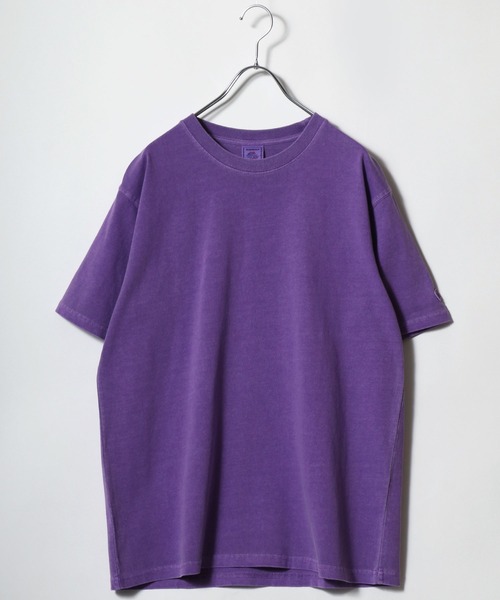 JEMORGAN(ジェーイーモーガン)の「JEMORGAN(ジェーイーモーガン)ピグメント製品染め カラーTシャツ メンズ レディース ユニセックス/パックT(Tシャツ/カットソー・メンズ・オレンジ/パープル/グリーン/ブラック/サックスブルー/オフホワイト・M/L/XL)」の12枚目の写真