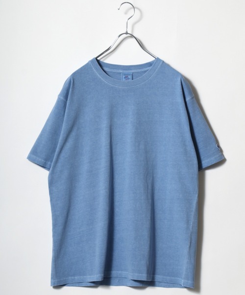JEMORGAN(ジェーイーモーガン)の「JEMORGAN(ジェーイーモーガン)ピグメント製品染め カラーTシャツ メンズ レディース ユニセックス/パックT(Tシャツ/カットソー・メンズ・オレンジ/パープル/グリーン/ブラック/サックスブルー/オフホワイト・M/L/XL)」の11枚目の写真