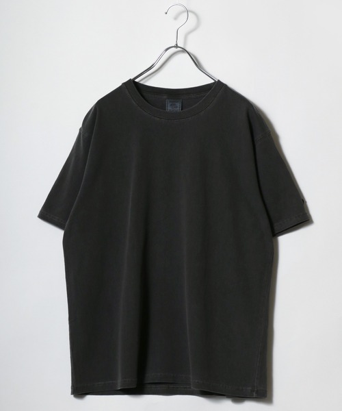 JEMORGAN(ジェーイーモーガン)の「JEMORGAN(ジェーイーモーガン)ピグメント製品染め カラーTシャツ メンズ レディース ユニセックス/パックT(Tシャツ/カットソー・メンズ・オレンジ/パープル/グリーン/ブラック/サックスブルー/オフホワイト・M/L/XL)」の9枚目の写真