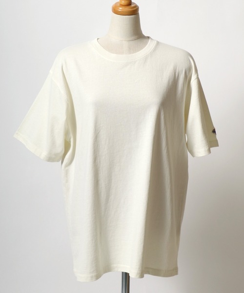 JEMORGAN(ジェーイーモーガン)の「JEMORGAN(ジェーイーモーガン)ピグメント製品染め カラーTシャツ メンズ レディース ユニセックス/パックT(Tシャツ/カットソー・メンズ・オレンジ/パープル/グリーン/ブラック/サックスブルー/オフホワイト・M/L/XL)」の14枚目の写真