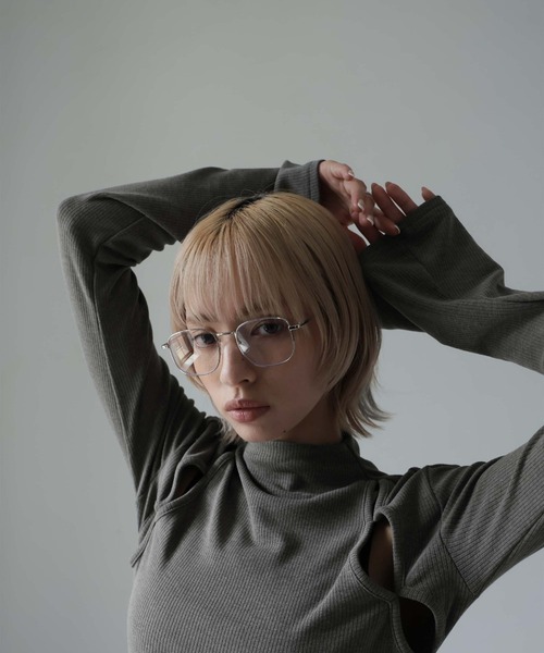 Ulysses（ユリシス）の「カットアウトハイネックカットソー（Tシャツ/カットソー・レディース・ブラック/グレー/ホワイト/キャメル・M/L）」の19枚目の写真