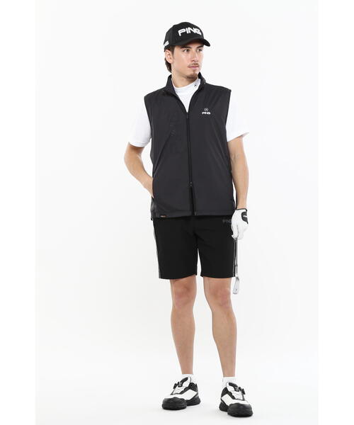 PING APPAREL ベスト Lサイズ セール】【PING APPAREL】ストレッチ布帛/メッシュジャガード