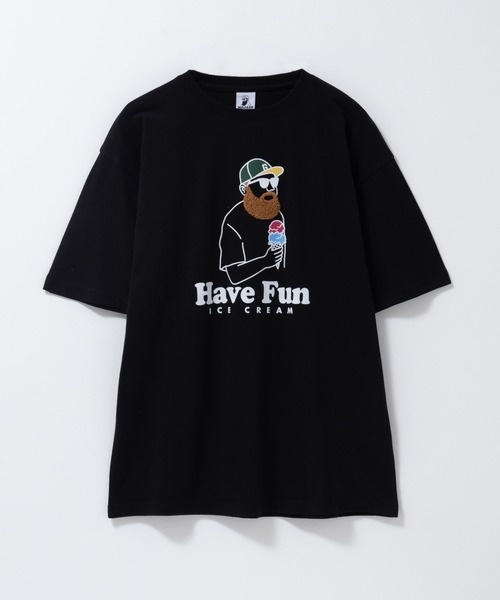Mac-House(マックハウス)の「ヒゲサガラ刺繍Tシャツ(Tシャツ/カットソー・メンズ・ホワイト/ブラック/ネイビー/ホワイト系その他・M/L/XL)」の8枚目の写真