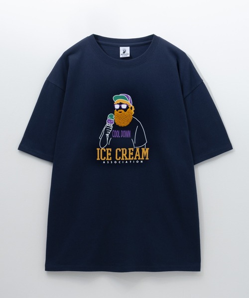 Mac-House(マックハウス)の「ヒゲサガラ刺繍Tシャツ(Tシャツ/カットソー・メンズ・ホワイト/ブラック/ネイビー/ホワイト系その他・M/L/XL)」の15枚目の写真