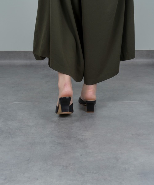 FABIO RUSCONI（ファビオルスコーニ）の「【FABIO RUSCONI/ファビオルスコーニ】ミュール サンダル 本革（サンダル・レディース・ブラック・39/36/37/38）」の9枚目の写真