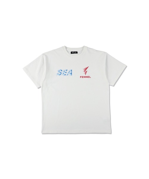 WIND AND SEA（ウィンダンシー）の「Fennel x WDS (move&spark) S/S Tee（Tシャツ/カットソー・メンズ・ホワイト/ブラック・XL/S/M/L）」の5枚目の写真