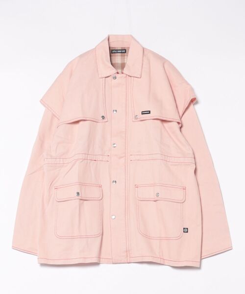 Mag.(マグ)の「【Little sunny bite】twill jacket(その他アウター・レディース・ブラック/ブルー/ピンク・MEDIUM/SMALL)」の3枚目の写真
