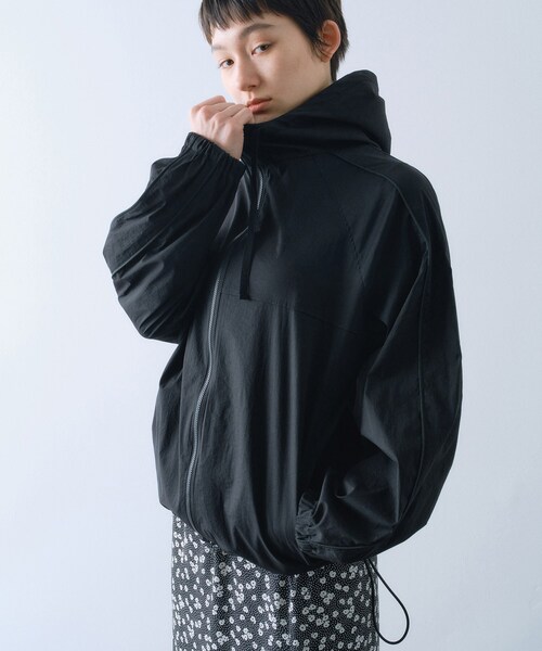 CODE A（コードエー）の「sheer sporty blouson（ブルゾン・レディース・ブラック/ホワイト/グレー・00）」の15枚目の写真