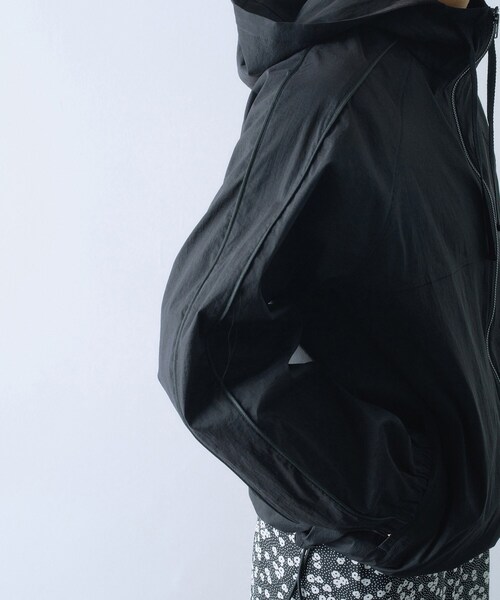 CODE A（コードエー）の「sheer sporty blouson（ブルゾン・レディース・ブラック/ホワイト/グレー・00）」の12枚目の写真