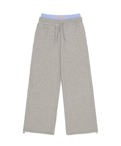 AMESWORLDWIDE（アメスワールドワイド）の「AMES WORLDWIDE／レイヤードスウェットパンツ（スウェットパンツ・レディース・クリーム/グレー/ブラック・SMALL/MEDIUM）」の3枚目の写真