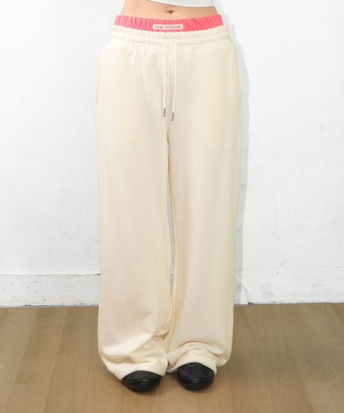 ★AMES-WORLDWIDE★AMESSAGE SWEATPANTS CREAM★正規品/直送料込 ☆AMES-WORLDWIDE☆AMESSAGE SWEATPANTS CREAM☆正規品/直送料込